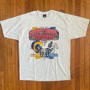 Men’s Vintage Super Bowl XXXIV “Rams vs. Titans” T-shirt